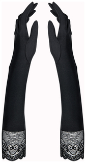 Длинные перчатки Miamor с кружевной оторочкой Obsessive