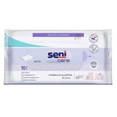 Салфетки влажные SENI CARE с витамином E 10 шт.