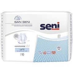 Анатомические подгузники для взрослых, 10 шт. San Seni Uni Bella