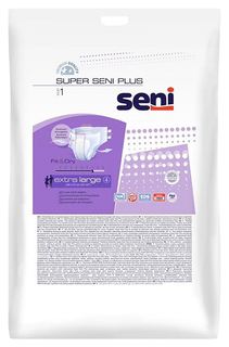 Подгузники для взрослых, XL, 1 шт. Super Seni Plus Bella