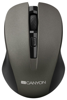 Беспроводная мышь CANYON CNE-CMSW1G Grey/Black