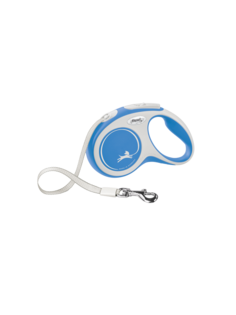 Поводок-рулетка Flexi New Comfort tape S 5m 15kg синий