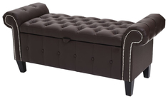 Банкетка-сундук Вентал Толедо VEN_10000436 Черный