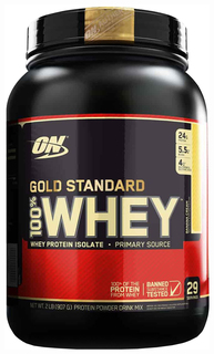 Протеин Optimum Nutrition 100% Whey Gold Standard, 908 г, banana cream