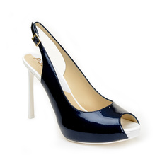 Туфли женские Pollini PA1632AC1KPC170A синие 36 RU