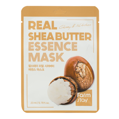 FarmStay Маска Real Shea Butter Essence Mask Тканевая для Лица с Маслом Ши, 23 мл