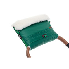 Муфта меховая для коляски Nuovita Alaska Bianco Smeraldo Изумрудный