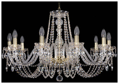 Люстра подвесная Bohemia Ivele Crystal 1402/10/300/G