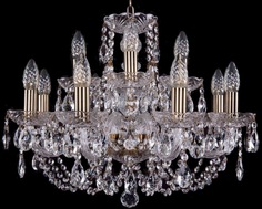 Люстра подвесная Bohemia Ivele Crystal 1406/8+4/195/Pa