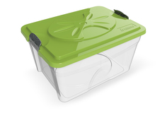 Контейнер для корма Bama Pet Sim Box 18 л, прозрачный