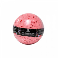 Бурлящий шарик Fabrik с пенкой для ванны Ягодное мороженое 120 г