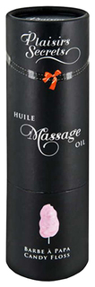Массажное масло Plaisir Secret Huile de Massage Gourmande Barbe Papa сладкая вата 59 мл