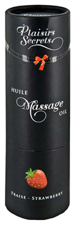 Массажное масло Plaisir Secret Huile de Massage Gourmande Fraise des Bois клубника 59 мл