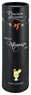 Массажное масло Plaisir Secret Huile de Massage Gourmande Pina Colada пина колада 59 мл