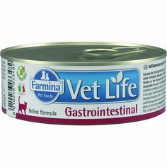 Влажный корм для кошек Farmina Vet Life Gastrointestinal, для взрослых, курица, 12шт, 85г