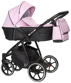 Детская коляска 2 в 1 Lonex "PAX" (PINK), цвет: розовый