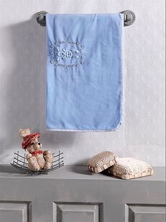 Плед флисовый Kidboo Rabbito blue, 80x120 см