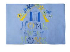 Плед флисовый Kidboo Sweet Home blue, 80x120 см