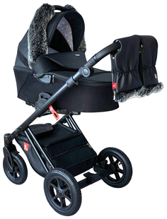 Коляска 2 в 1 Tutek Diamos DS ECO Black Premium