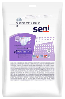 Подгузники для взрослых, M, 1 шт. Super Seni Plus Bella