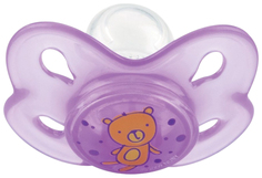 Пустышка Nuby 6-18 месяцев силиконовая