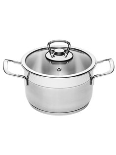 Кастрюля 18х13,4см, 3,2л, София, стек.крышка, КАТЮША, арт.9920-290-0