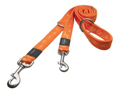 Поводок перестежка для собак Rogz Alpinist XL-25мм 1,8 м, Оранжевый HLM27D