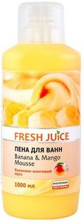 Пена для ванн Fresh Juice Banana&Mango mousse 1000 мл