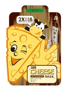 Маска тканевая успокаивающая Mijin care Real Cheese Calming & Soothing Mask, 25 мл