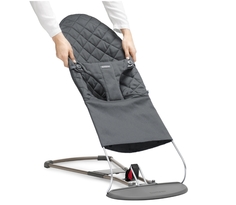 Чехол для шезлонга BabyBjorn Bliss Cotton антрацитовый BabybjÖrn