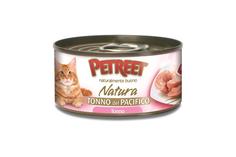 Влажный корм для кошек Petreet Natura, в рыбном бульоне, тунец, 12шт, 70г
