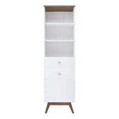 Шкаф комбинированный Хеда REG1D1S Black Red White