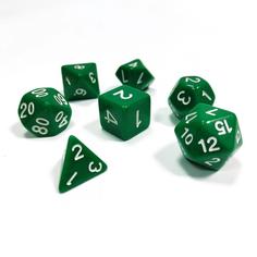 Набор из 7 кубиков для ролевых игр ZVEZDA зеленый Звезда