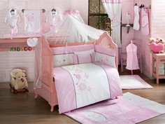 Комплект постельного белья Kidboo Sweet Flowers цвет: стандарт, 4 предмета, арт. KIDB