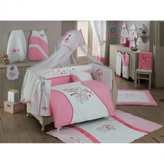 Комплект постельного белья Kidboo Sweet Home цвет: розовый, 4 предмета, арт. KIDB