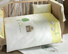 Комплект постельного белья Kidboo Fluffy Sheep цвет: стандарт, 6 предметов, арт. KIDB