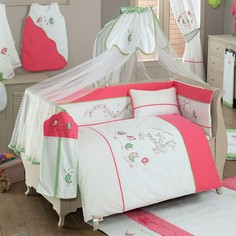 Комплект постельного белья Kidboo SINGER BIRDS цвет: стандарт, 6 предметов, арт. KIDB