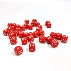 Набор из 36 кубиков D6 ZVEZDA красный Звезда