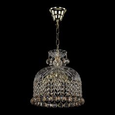Люстра хрустальная подвесная 14781/25 G Balls K721 Bohemia Ivele Crystal