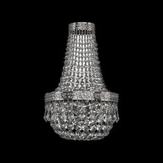 Хрустальное потолочное бра 19011B/H2/20IV Ni Bohemia Ivele Crystal