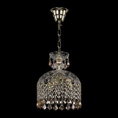 Люстра хрустальная подвесная 14781/22 G Leafs K721 Bohemia Ivele Crystal