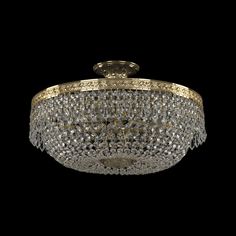 Хрустальная люстра 19011/45IV G Bohemia Ivele Crystal