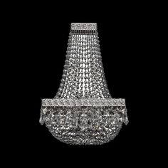 Хрустальное потолочное бра 19012B/H2/25IV Ni Bohemia Ivele Crystal