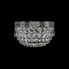 Хрустальное потолочное бра 19011B/20IV NB Bohemia Ivele Crystal