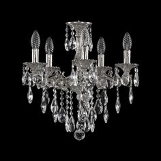 Хрустальная люстра 72102/5/125 B Ni Bohemia Ivele Crystal