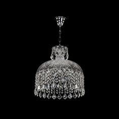 Люстра хрустальная подвесная 14781/35 Ni Leafs Bohemia Ivele Crystal