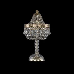 Хрустальная настольная лампа 19011L4/H/20IV G Bohemia Ivele Crystal