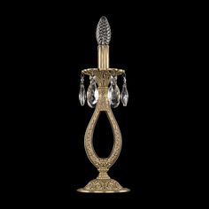 Хрустальная настольная лампа 72300l/1-33 FP Bohemia Ivele Crystal