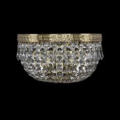 Хрустальное потолочное бра 19011B/25IV G Bohemia Ivele Crystal