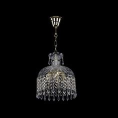 Люстра хрустальная подвесная 14781/25 G Drops Bohemia Ivele Crystal